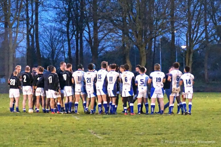 Rugby sportiviteit na de wedstrijd